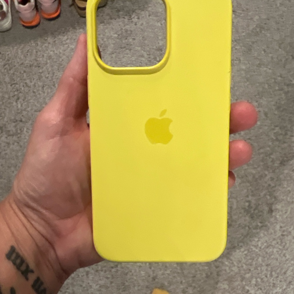 Apple Bright Yellow iPhone 13 Pro Case